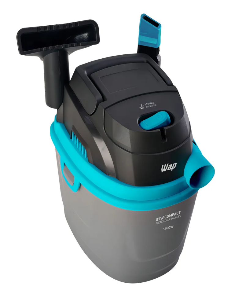 Aspirador de água e pó portátil Wap GTW Compact 1400W