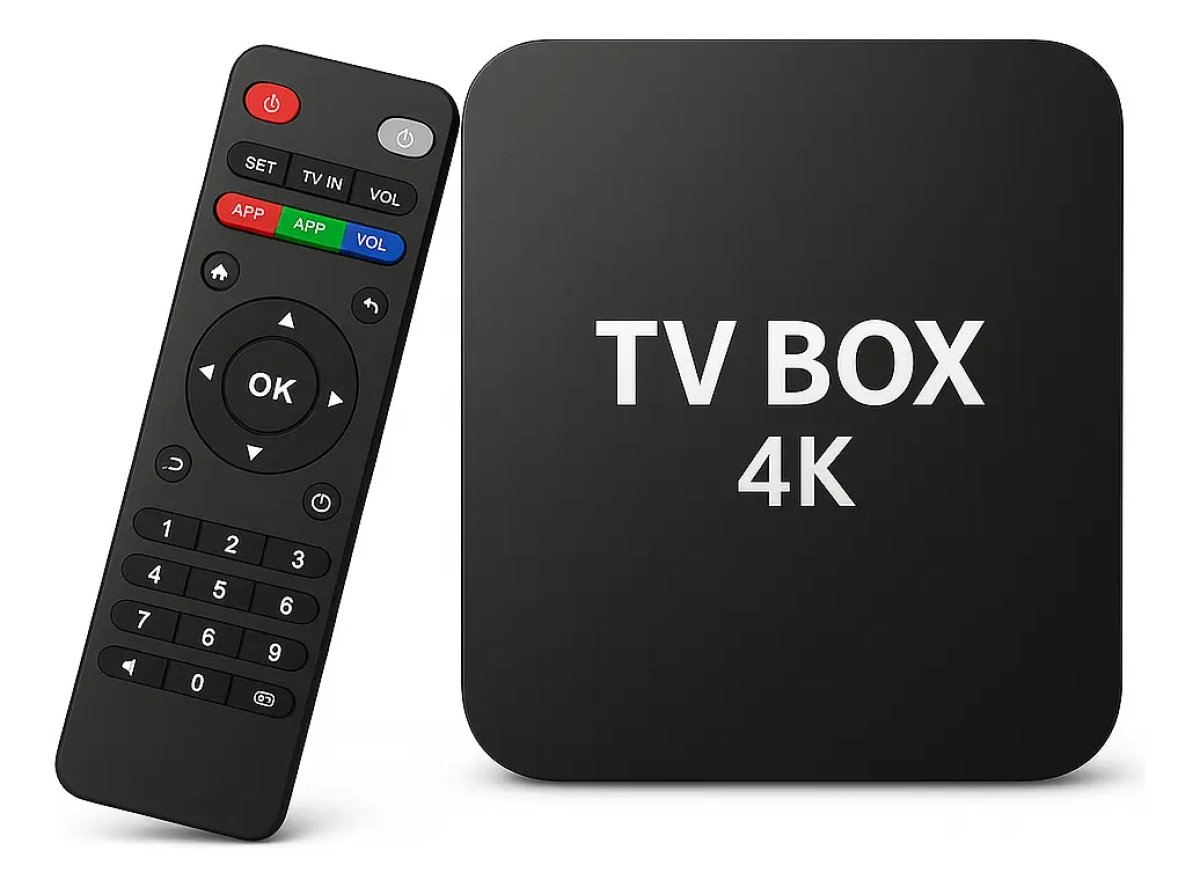 TV Box Android 4K Wi-Fi LTL Pro Transforme sua TV em Smart com Netflix YouTube