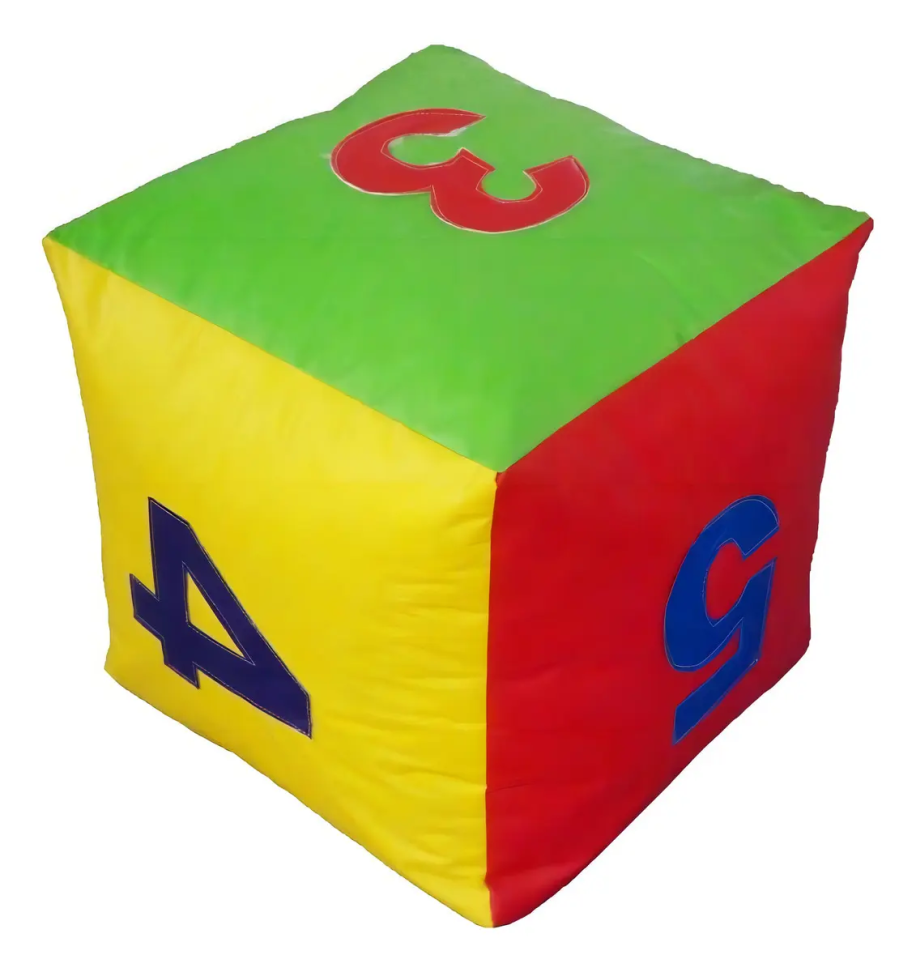 Puff Dado Numérico Gigante - Brink Sul