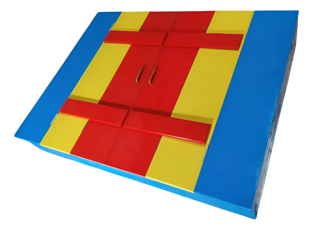 Brinquedo Caixa De Areia Com Tampa E Fundo Para Playground