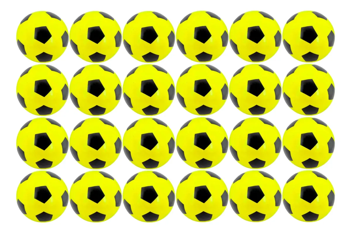 24x Bola De Vinil Pingo Dente De Leite Futebol Kit Atacado