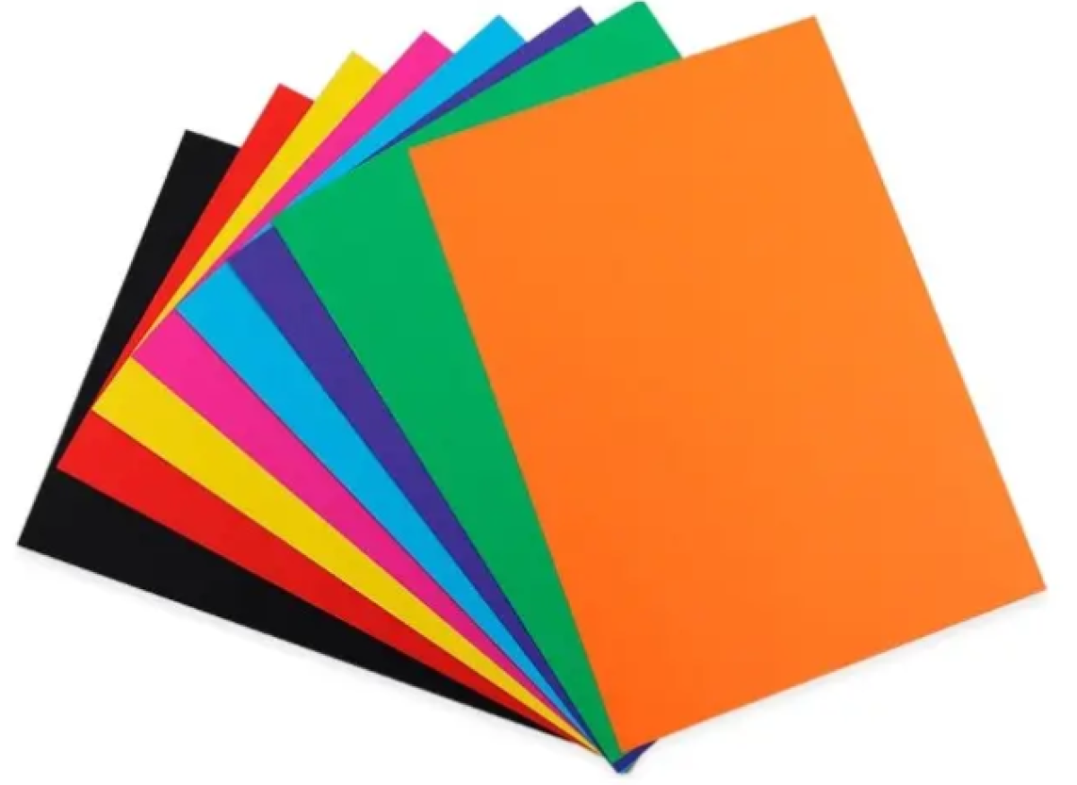 100x Papel Color Set A4 Cor Vibrante 120g - Escolha Cor