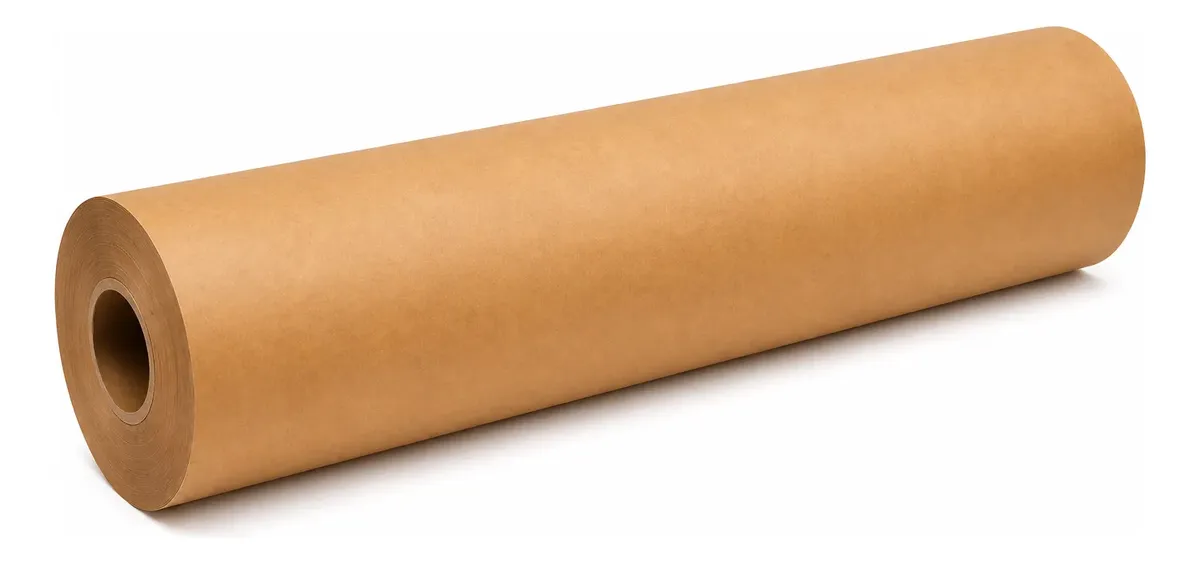 Bobina De Papel Kraft 80g 60cm X 100 Metros Resistente