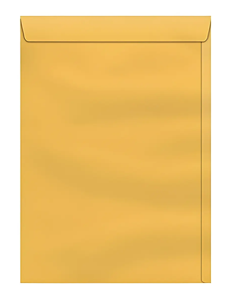 Envelope Saco Amarelo 162x229mm Scrity 250 Unidades