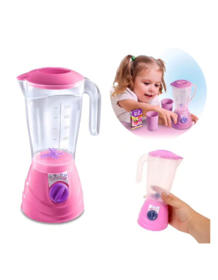 Liquidificador Brinquedo Infantil Cozinha Chef Kids Cor Rosa