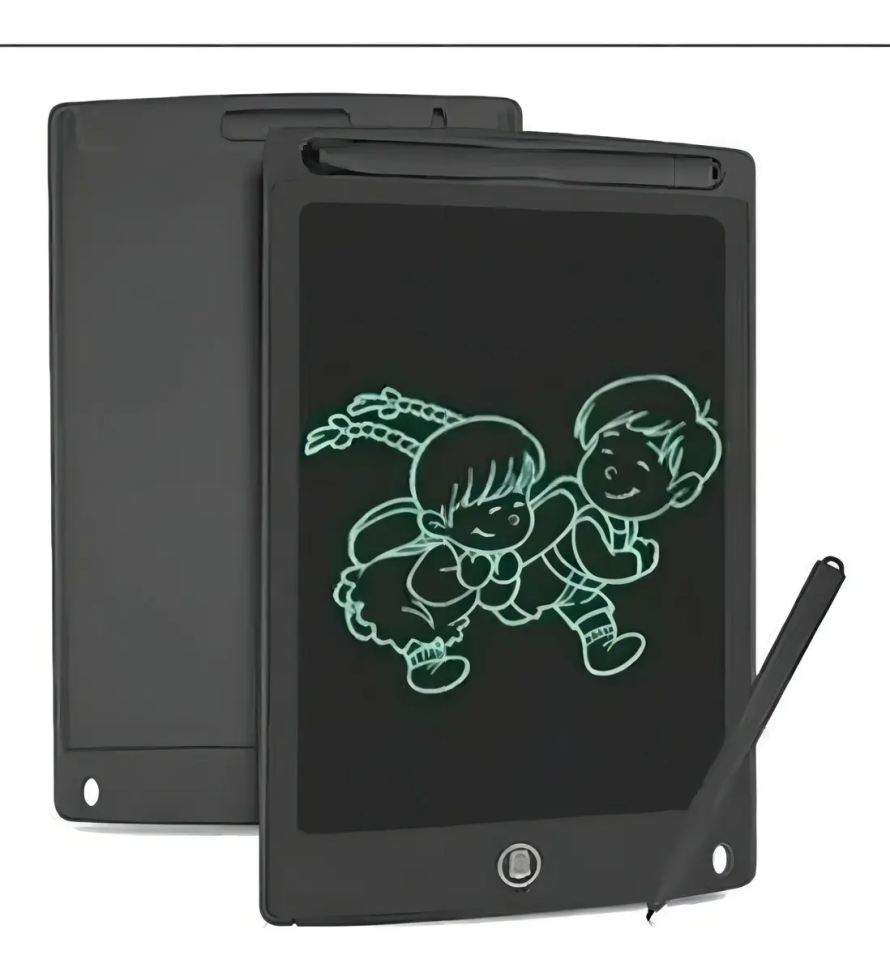 Lousa Mágica Infantil Tela Lcd De Escrever Desenhar Estudar Preto