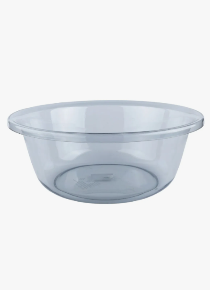 Bacia De Plástico Transparente Multiuso - 10 Litros
