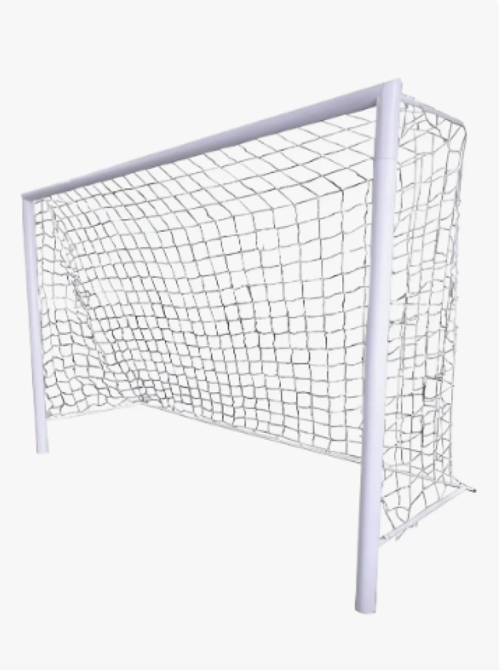 Par Trave De Gol Futsal Tubo 3'' Profissional Rede Brinde