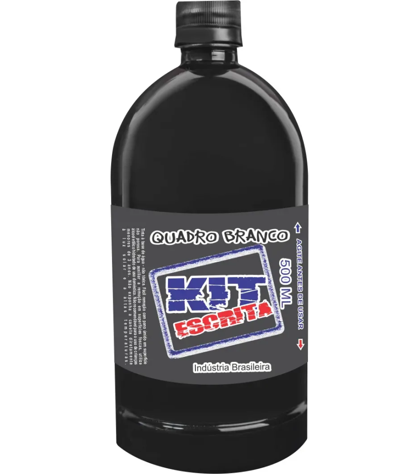 Tinta Marcador Quadro Branco 500ml Flix Preto