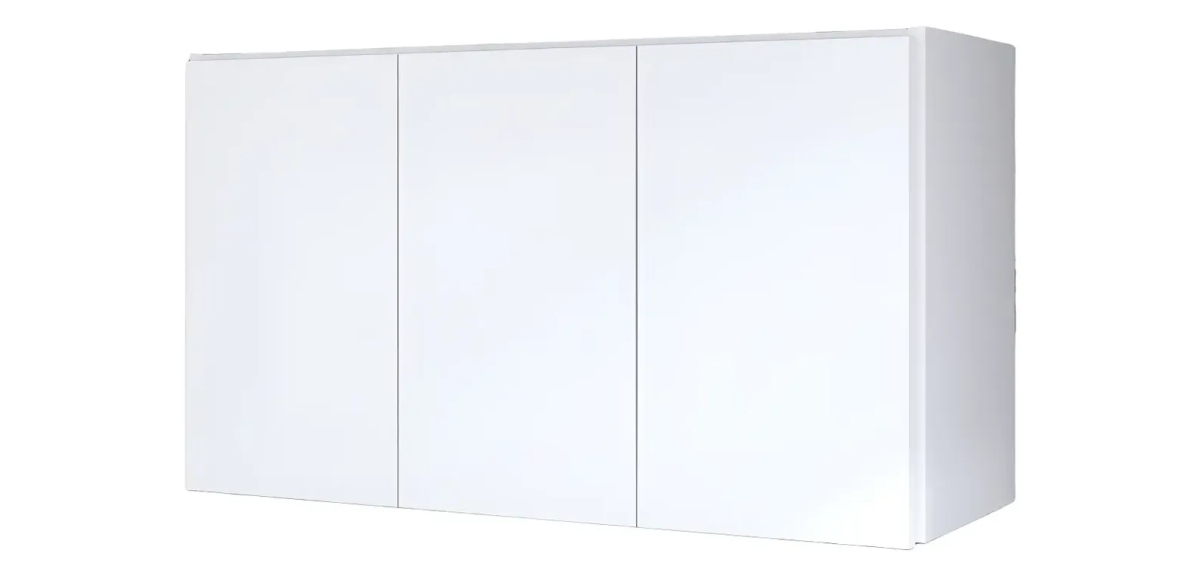 Módulo Aéreo Armário Gabinete 90cm Ajl Store 3 Portas