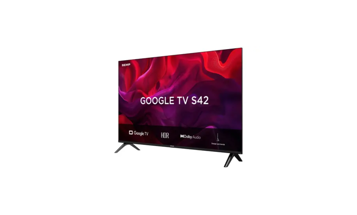 Smart TV 43" Full HD LED Semp S42 Google TV 2 HDMI