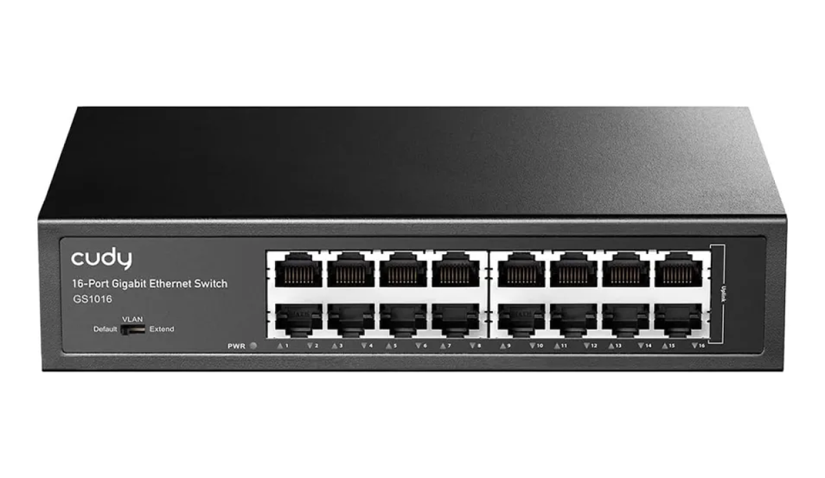 Switch Gigabit 16 Portas 10/100/1000 32gbps Vlan 250m Gs1016