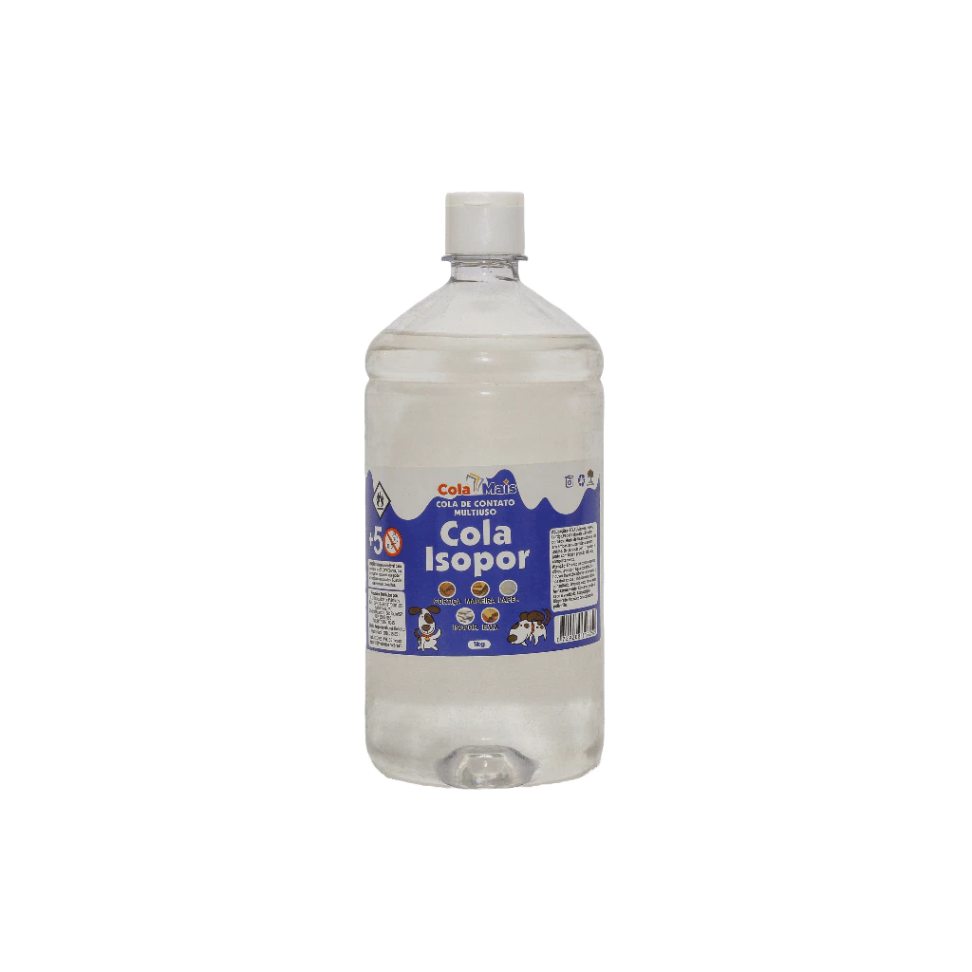 Cola para Isopor & E.V.A Cola Mais 1kilo | Secagem Rápida Extra Forte para Artesanato