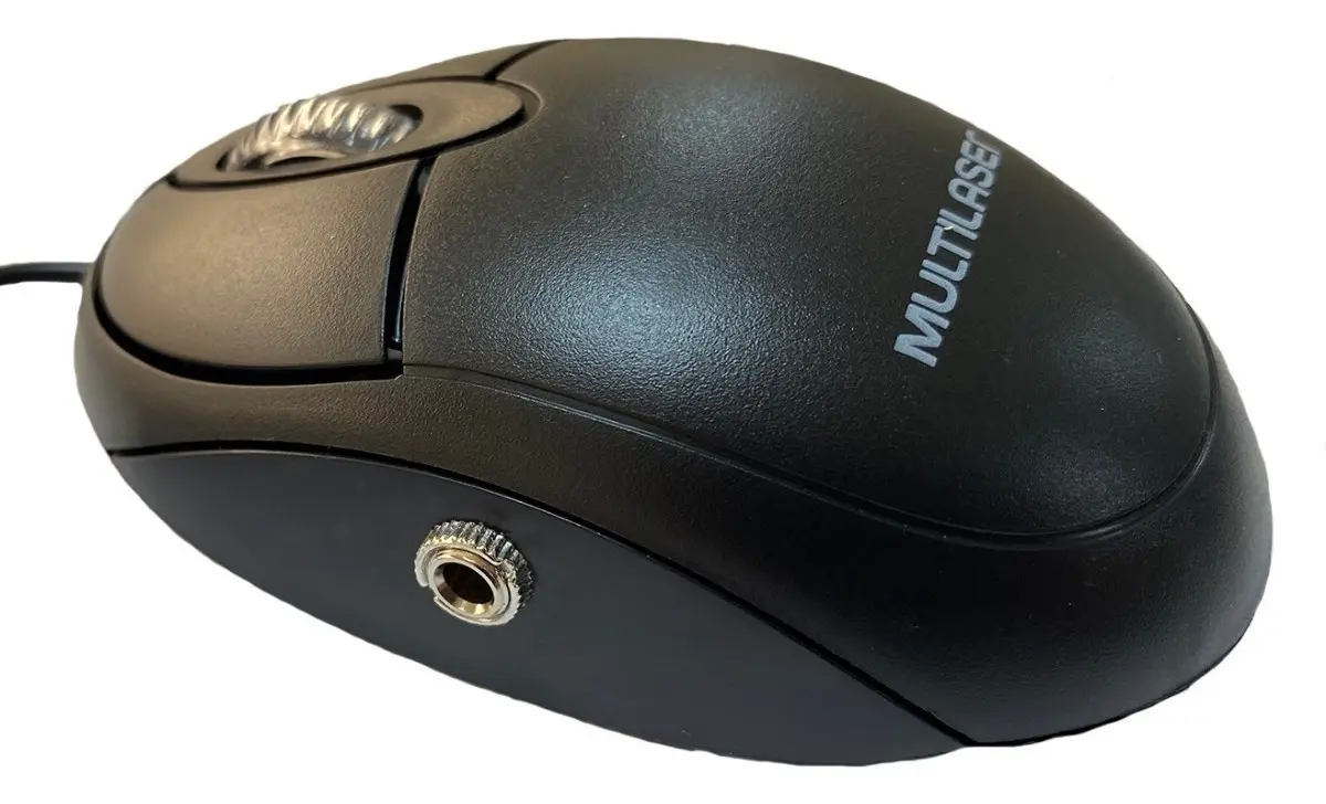 Mouse Adaptado 1 Entrada Para Acionador De Pressão Cor Preto