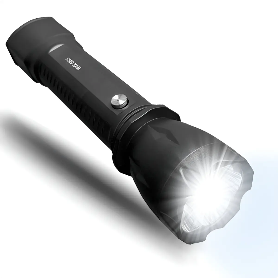 Lanterna Manual 5 Leds Recarregável Portátil Bivolt 127/220v