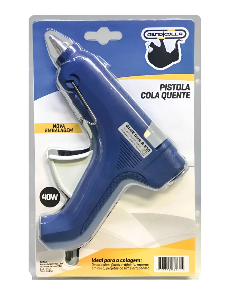 Pistola Para Cola Quente Rendicolla 40w