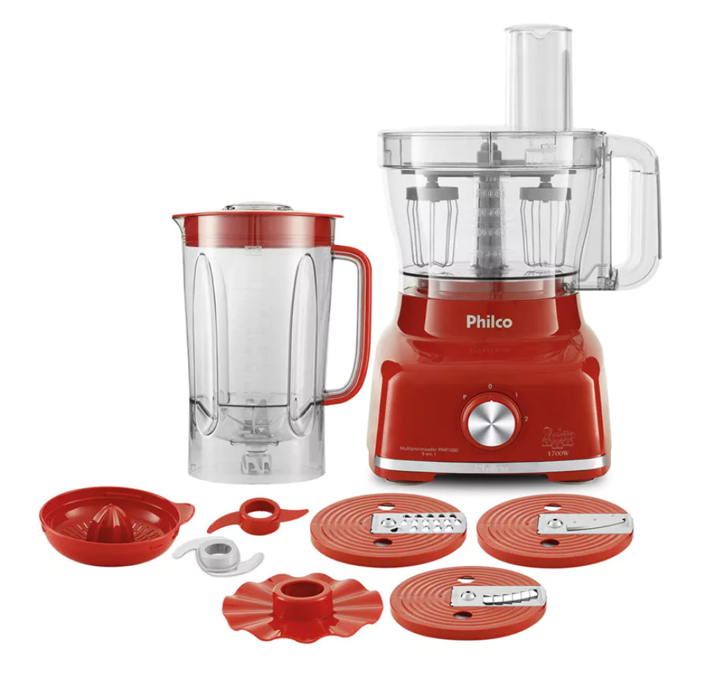 Multiprocessador Philco Multifunções 9 em 1 1400W PMP1600V (220V)