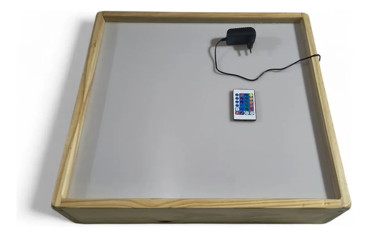 Caixa Mesa De Luz Pikler Montessori Colorida Creches