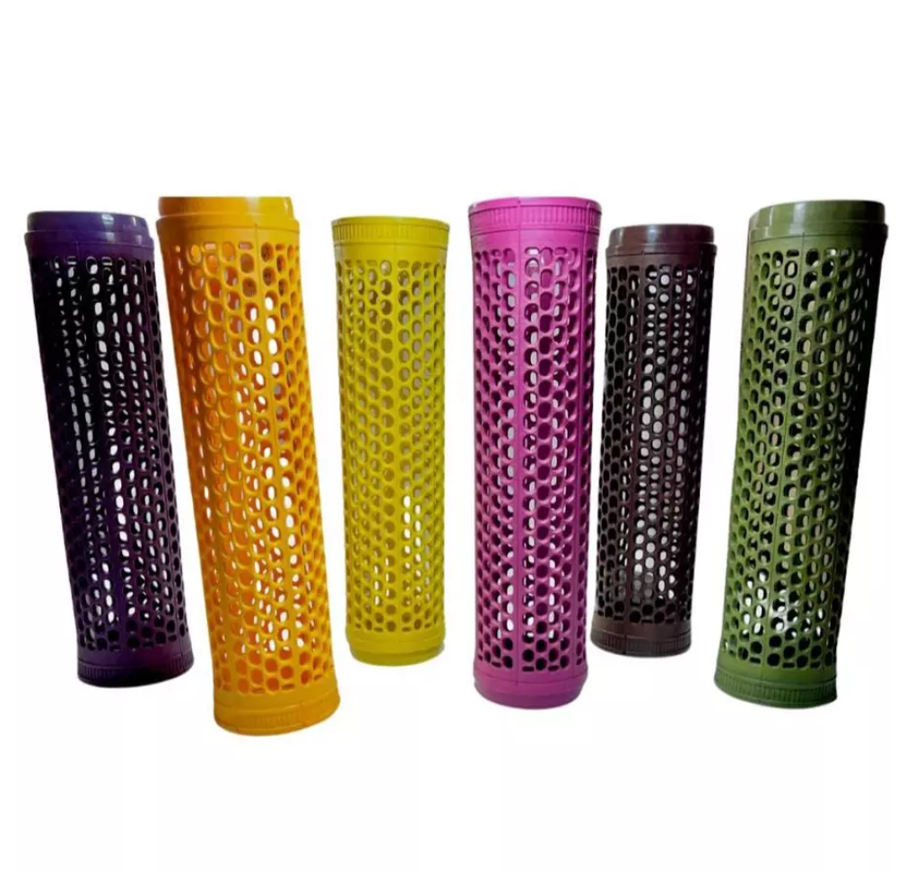 Cilindro Plástico Carretel Brinquedo Pedagógico Kit C/ 25 Un 25