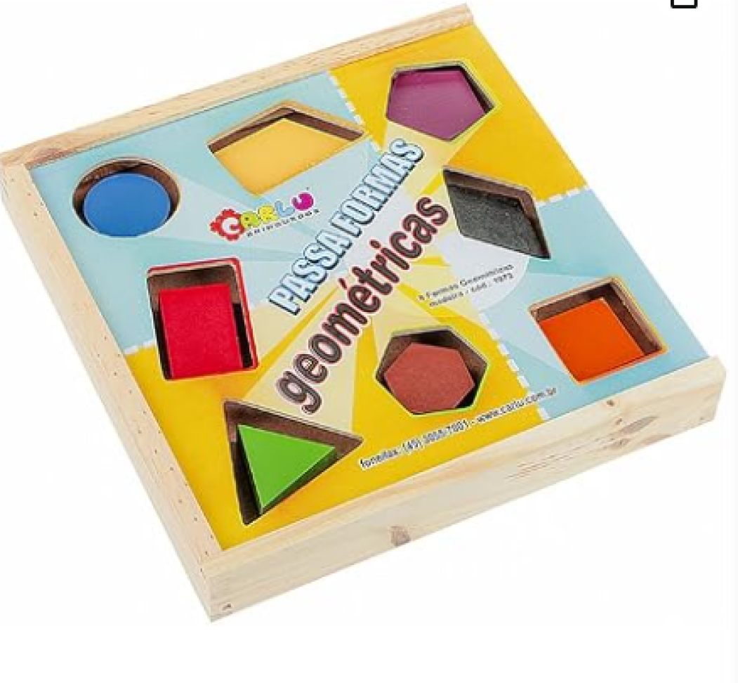 Carlu Brinquedos Passa Formas Geométricas