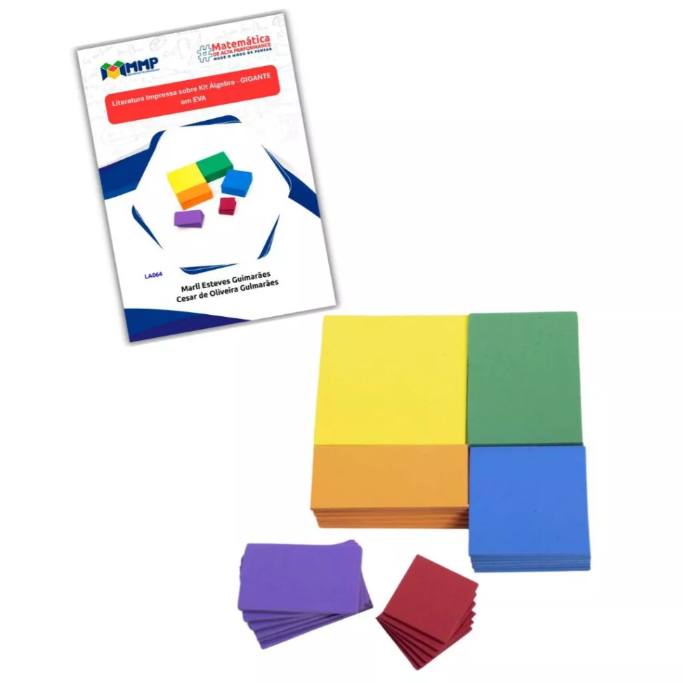 Kit Álgebra Gigante Educativo – Fundamentos Essenciais da Matemática.