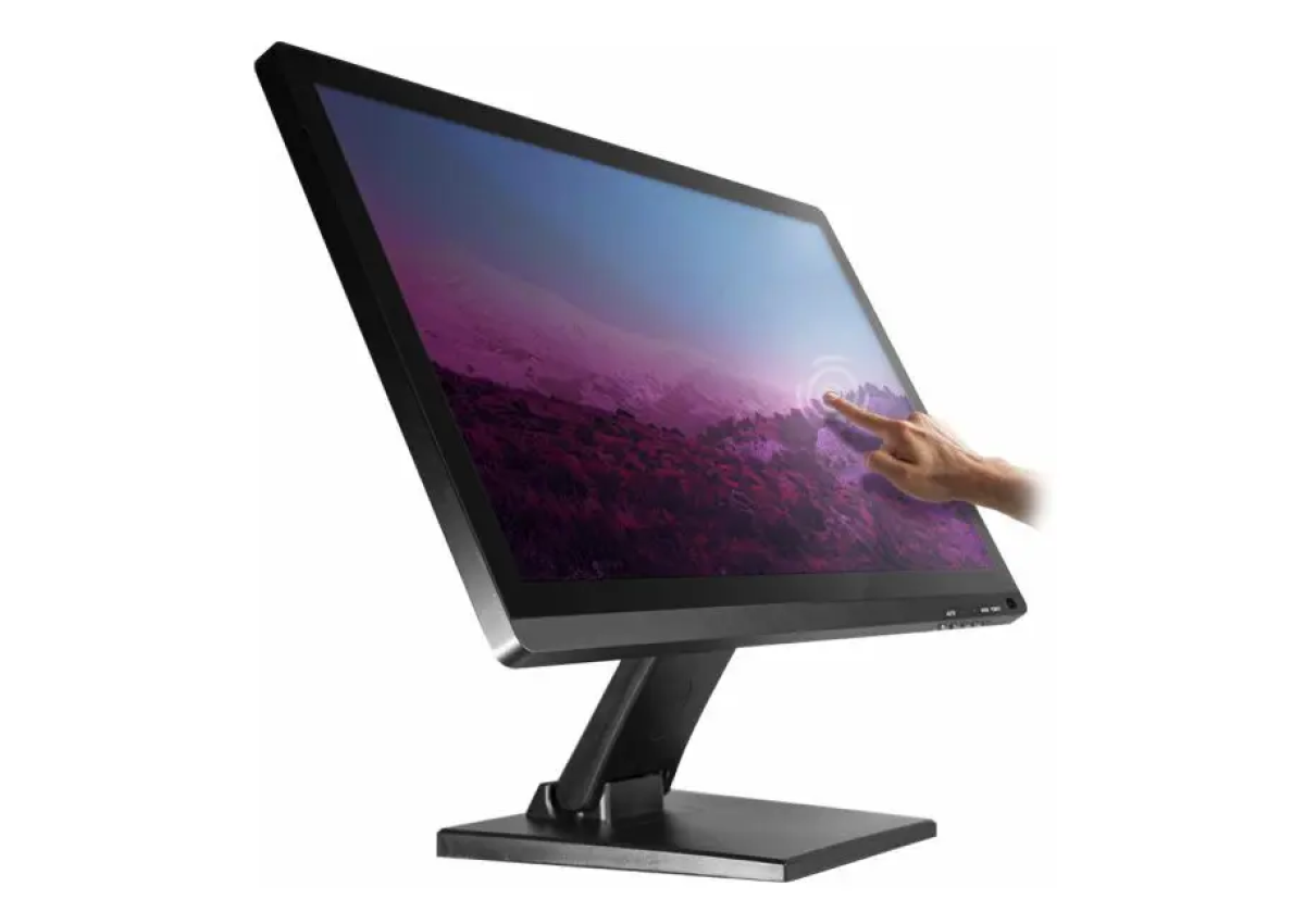 Monitor Touch 21,5 Full Hd Inclinavel Ajuste Vertical Lp22s2 Cor Preto
