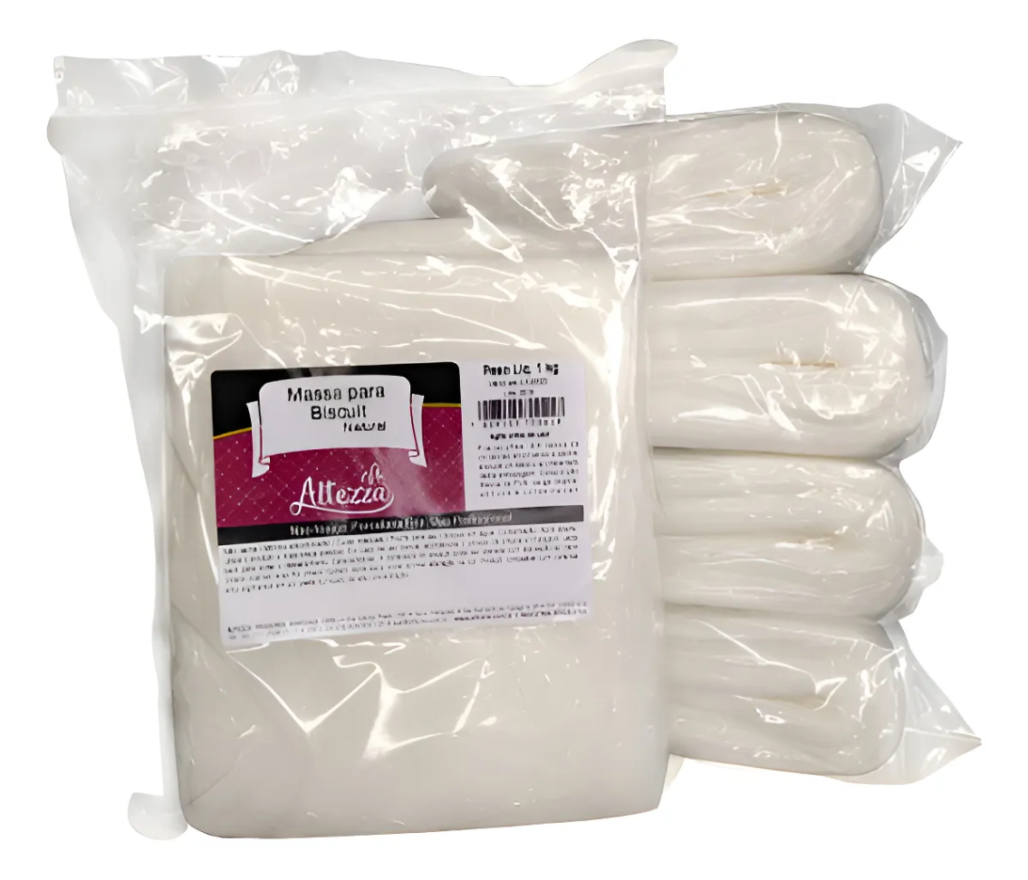 Massa Biscuit Natural 1 Kg Melhor Custo Benefício