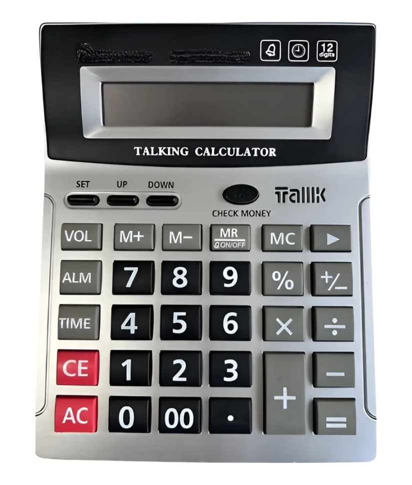 Calculadora de Mesa L.LU 12 Dígitos Falante Voz Em Português