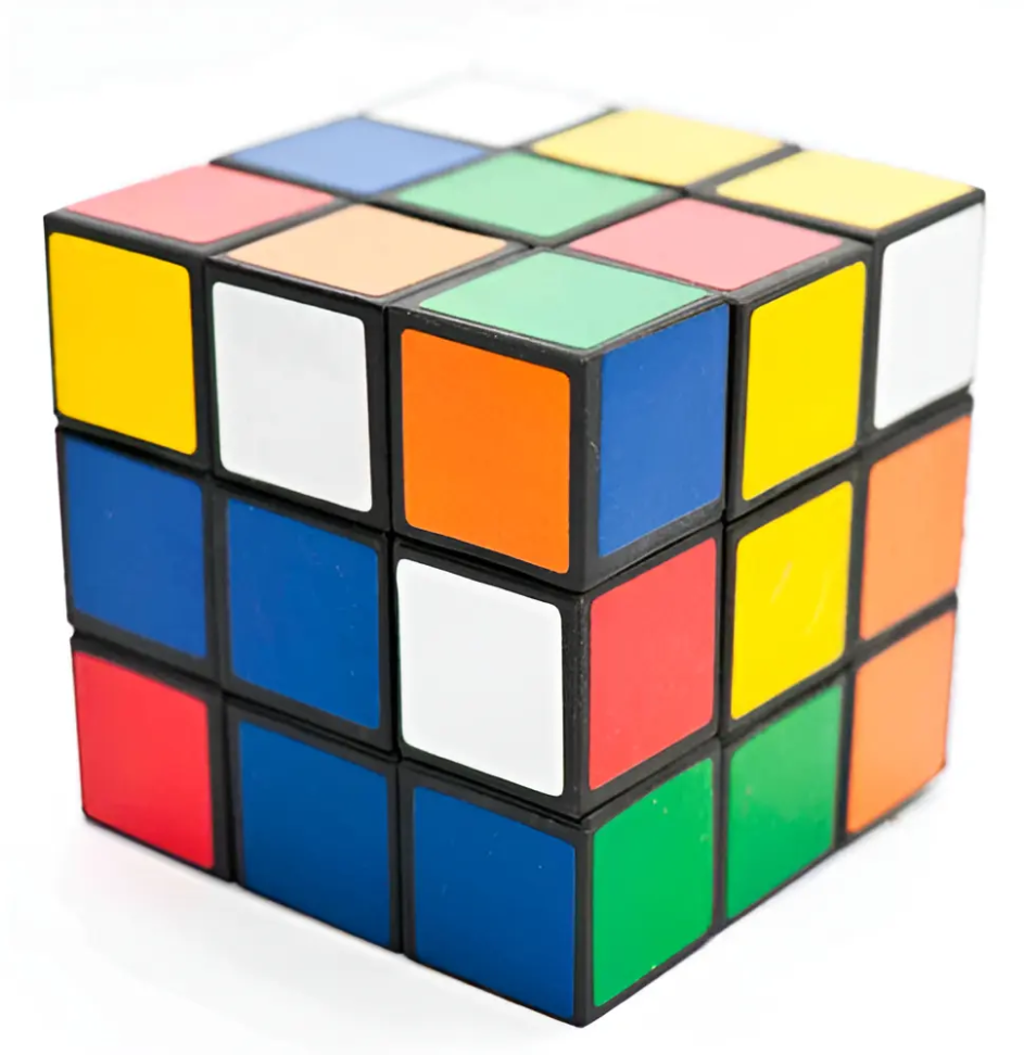 Cubo Mágico 3x3x3 5cm Infantil Colorido Plástico Wellmix