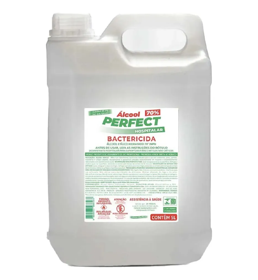Alc@@l Liquido Start 70% Higienizante Hospitalar Gl 5litros