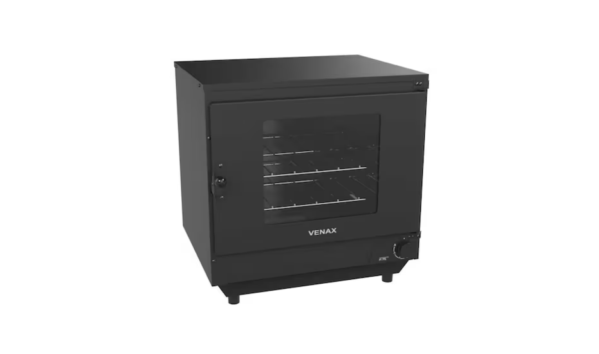 Forno Industrial a Gás Fi 77L de Bancada Preto Fosco - Venax