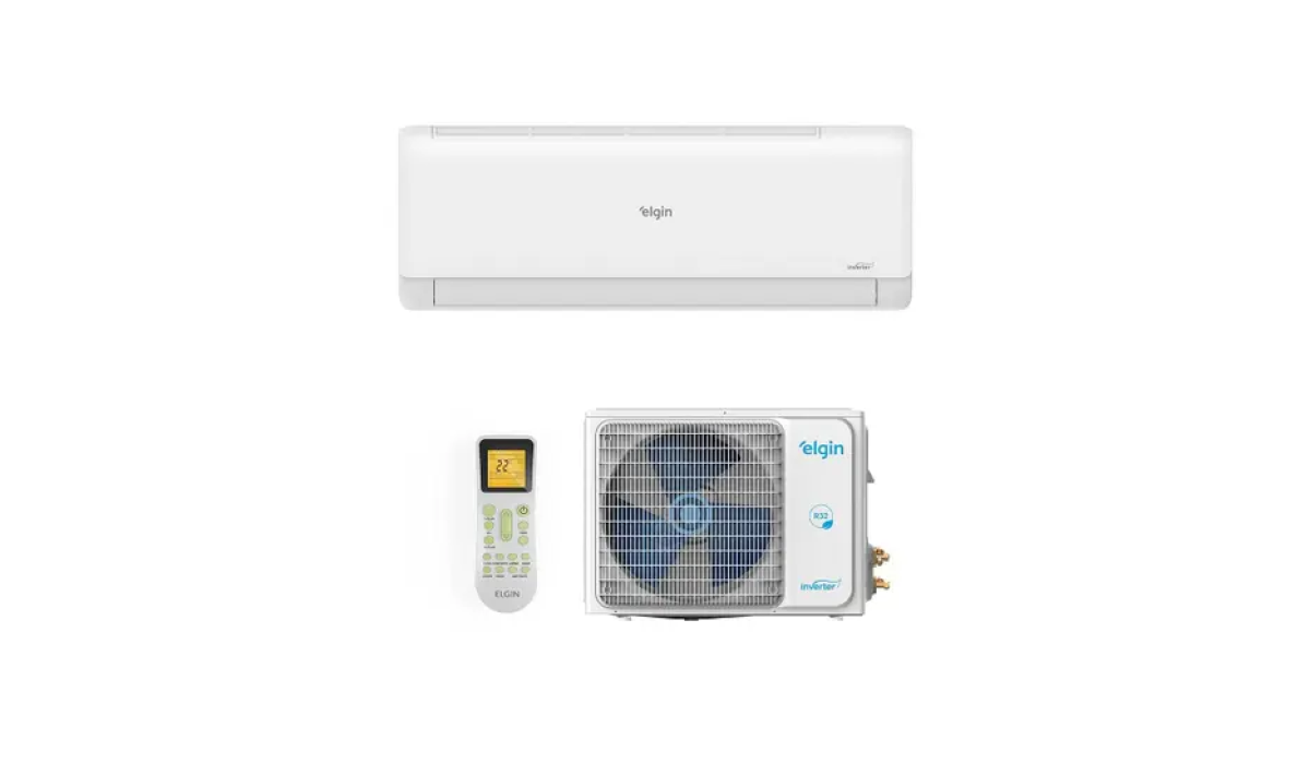 Ar-Condicionado Split Inverter II 24000 BTUs Elgin Eco com Wi-Fi Integrado High Wall Só Frio 45HJFI24C2WC/45HJFE24C2CC 220V