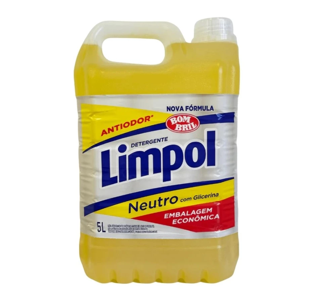 Detergente Neutro Com Glicerina Limpol Bombril 5l