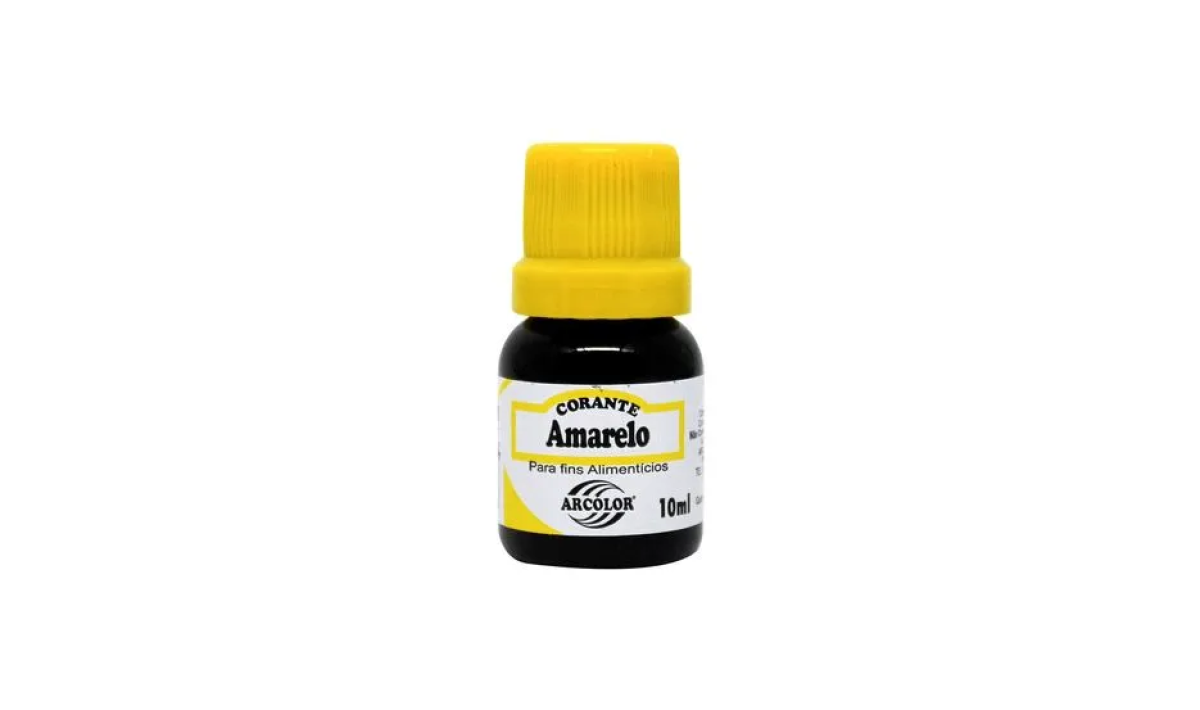 Corante Líquido Amarelo 10ml ARCOLOR