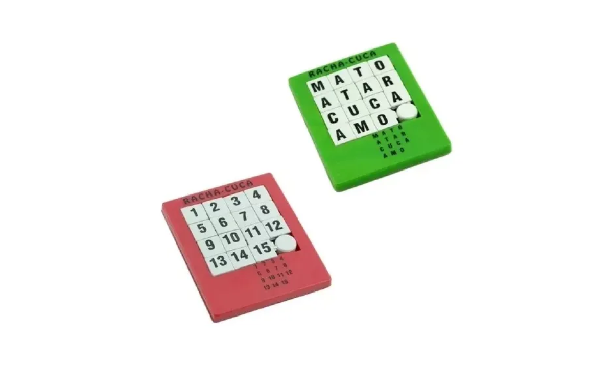 2 Quebra-cabeça Racha Cuca Letras E Números