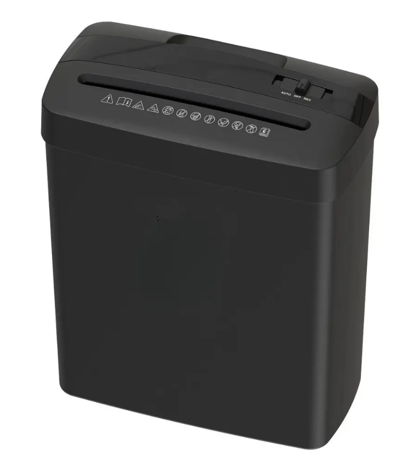 Triturador Fragmentador De Papel Eletrico 6 Folhas 10 Litros