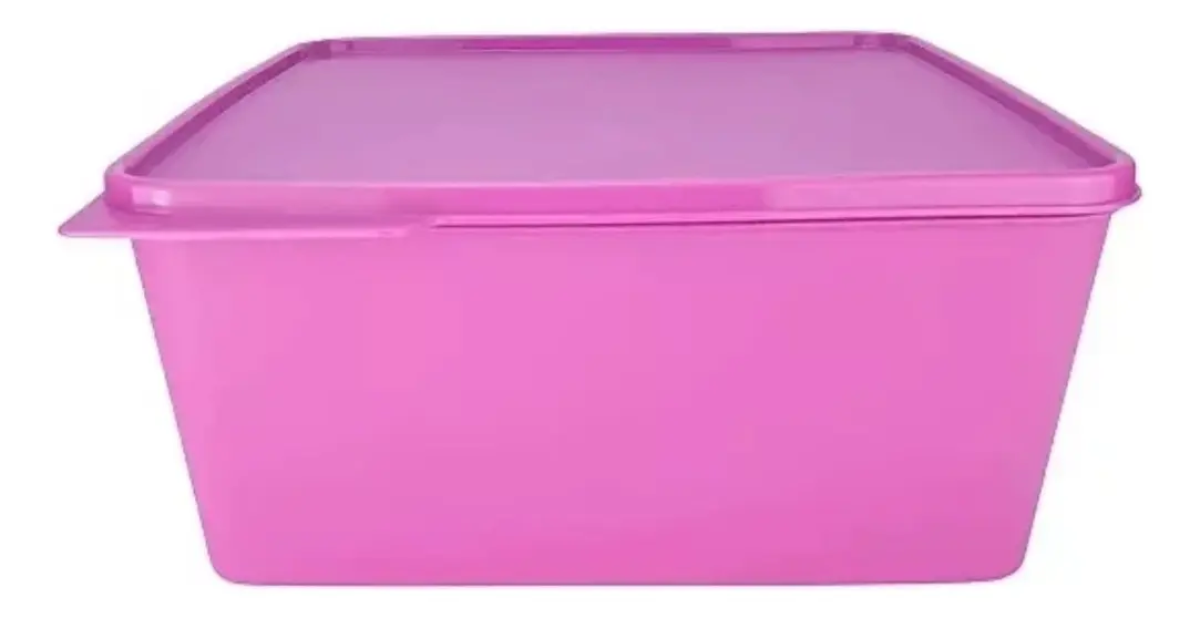 Tupperware Basic Line 5 Litros Quadrada Empilháveis