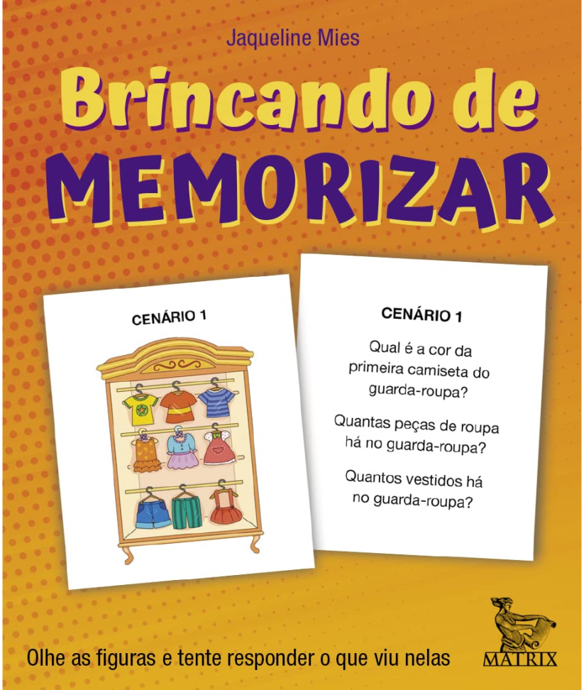Brincando de memorizar: Olhe as figuras e tente responder o que viu nelas Folha solta – 5 setembro 2022