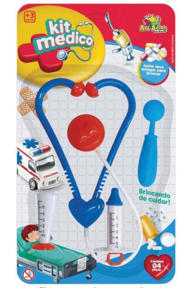 Kit Médico com 4 Acessórios Art Brink