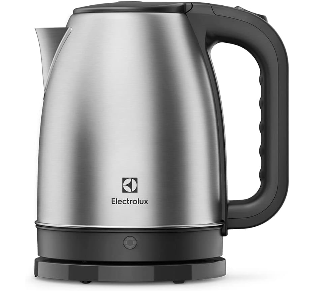 Electrolux EEK10 - Chaleira, jarra eletrica, desligamento automatico, capacidade 1,8L, facil abertura tampa, alça ergometrica, 220v, inox