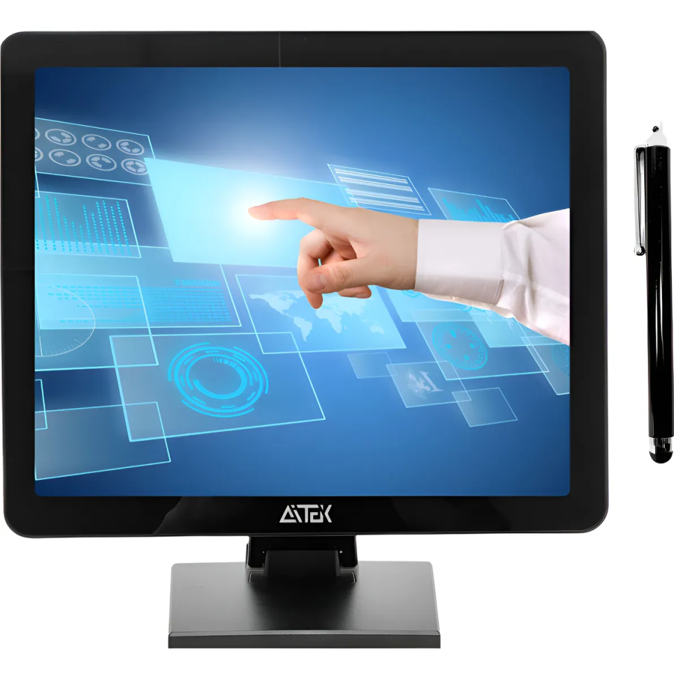 Monitor Touch Screen Bivolt 17 Polegadas Hdmi Usb Com Caneta