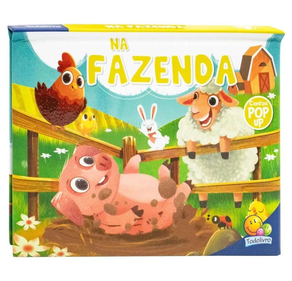 Livro Contos Pop-Up Na Fazenda