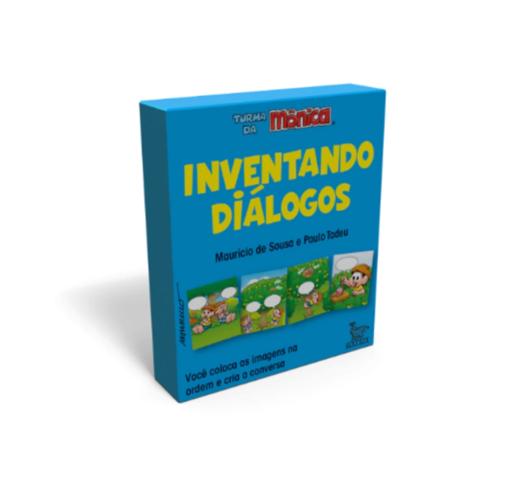 Inventando diálogos: Você coloca as imagens na ordem e cria a conversa