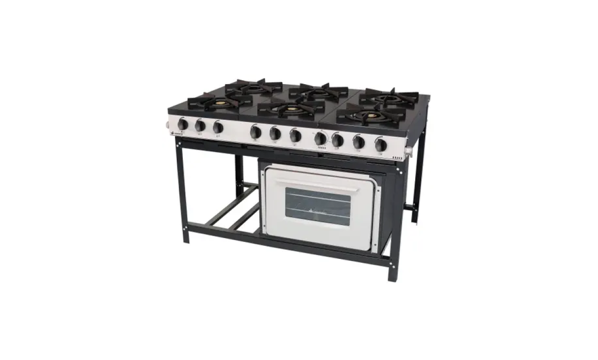 Fogão Industrial Venâncio 6 Bocas Com Forno