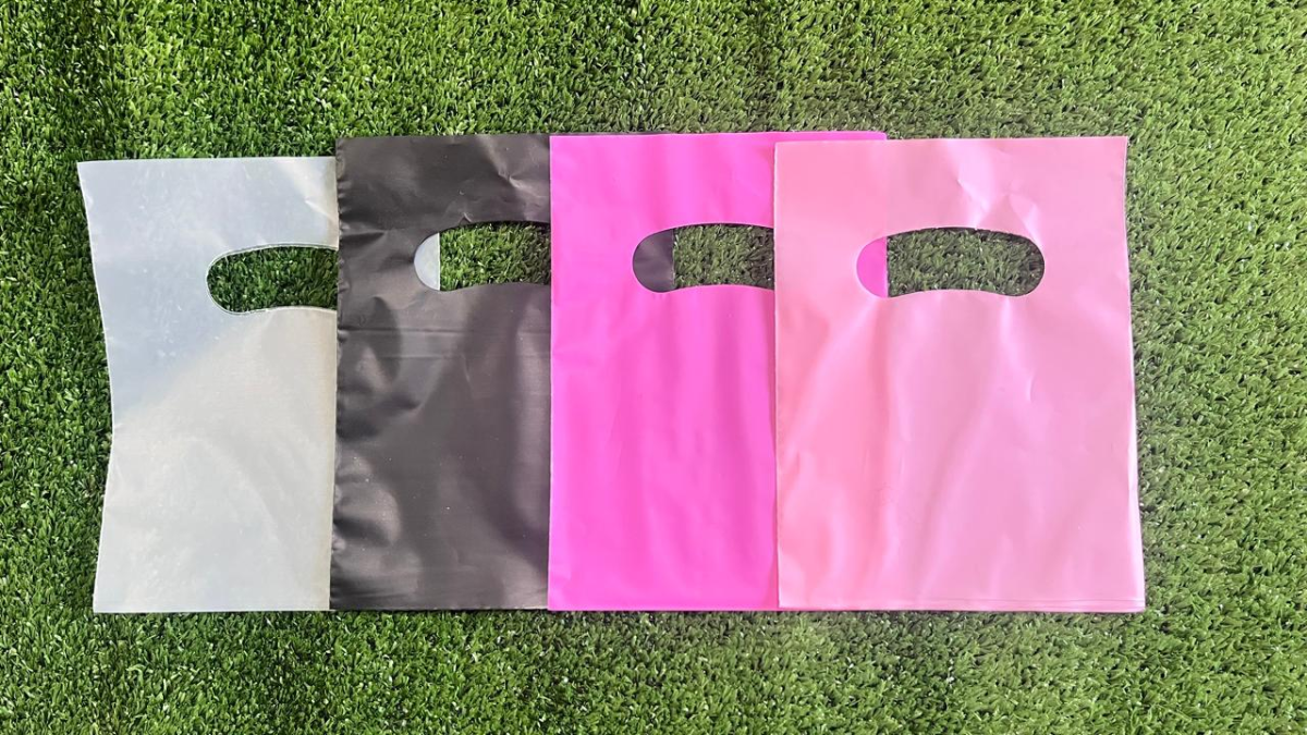Kit com 100 sacolas plasticas 16x22cm boca de palhaço - #3