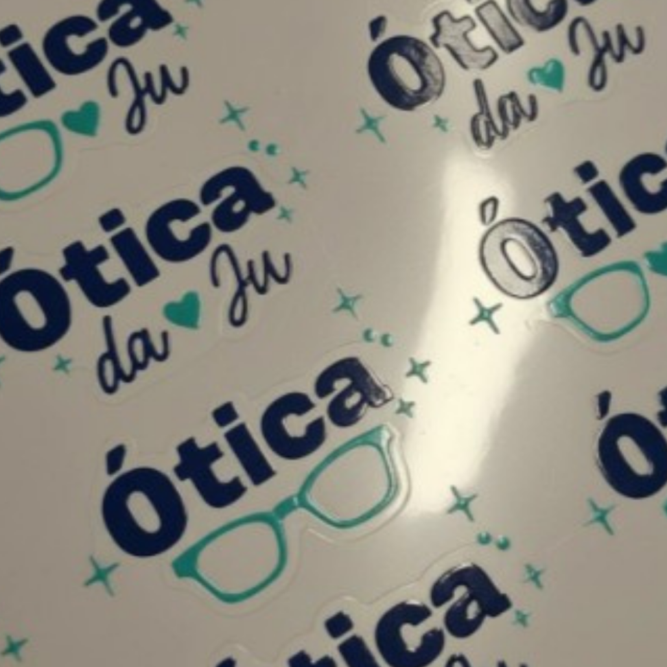 FOLHA A4 - Adesivo DTF UV COM VERNIZ - PERSONALIZE O SEU!