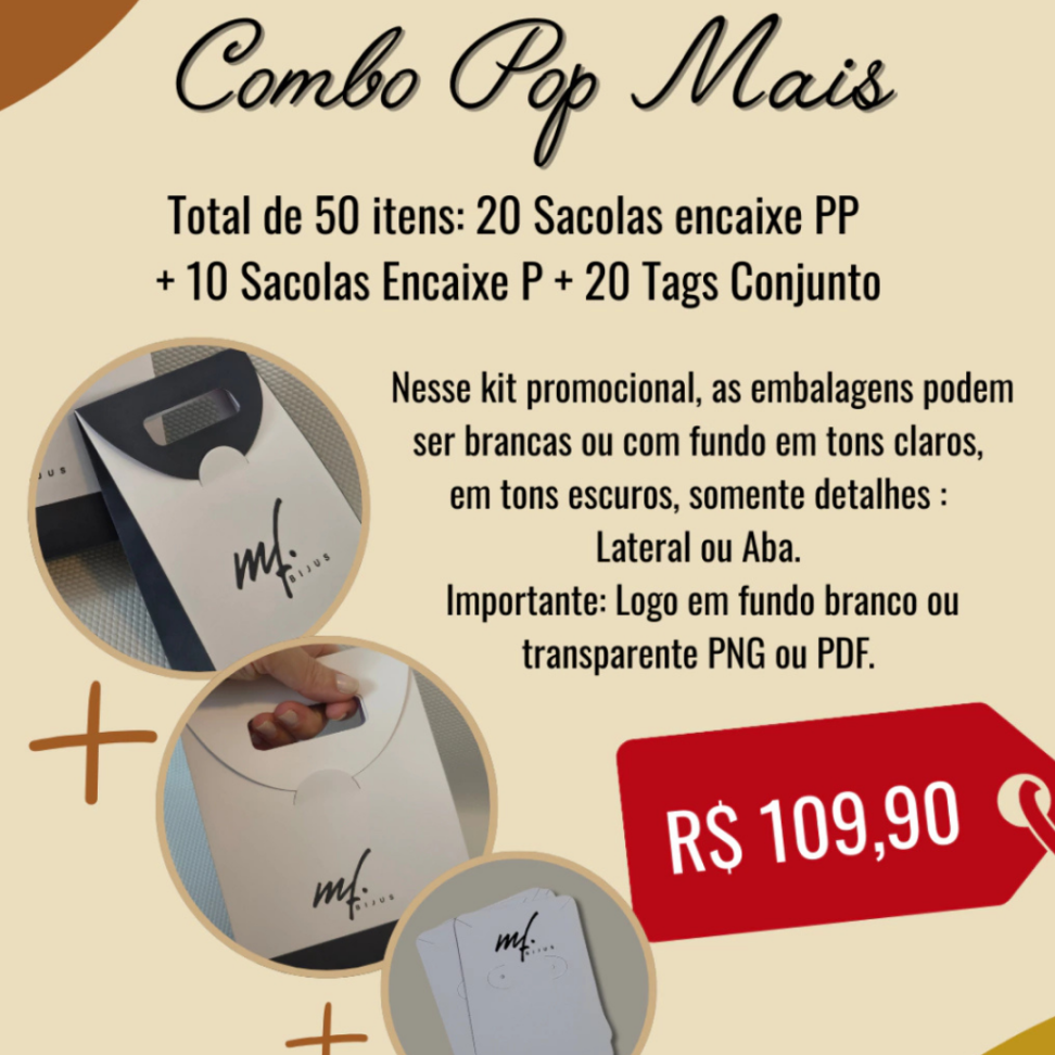 Combo Pop Mais - 50 itens
