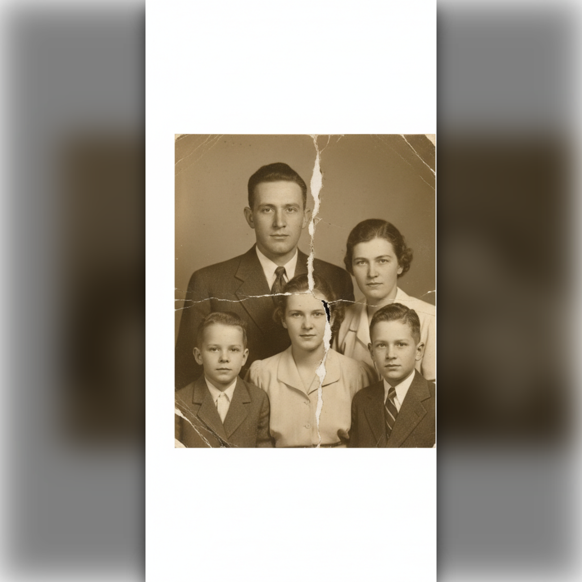 O Resgate da Memória: Análise Técnica do Caso 2 Rasgada pela S.O.S Restauração de Fotos Antigas