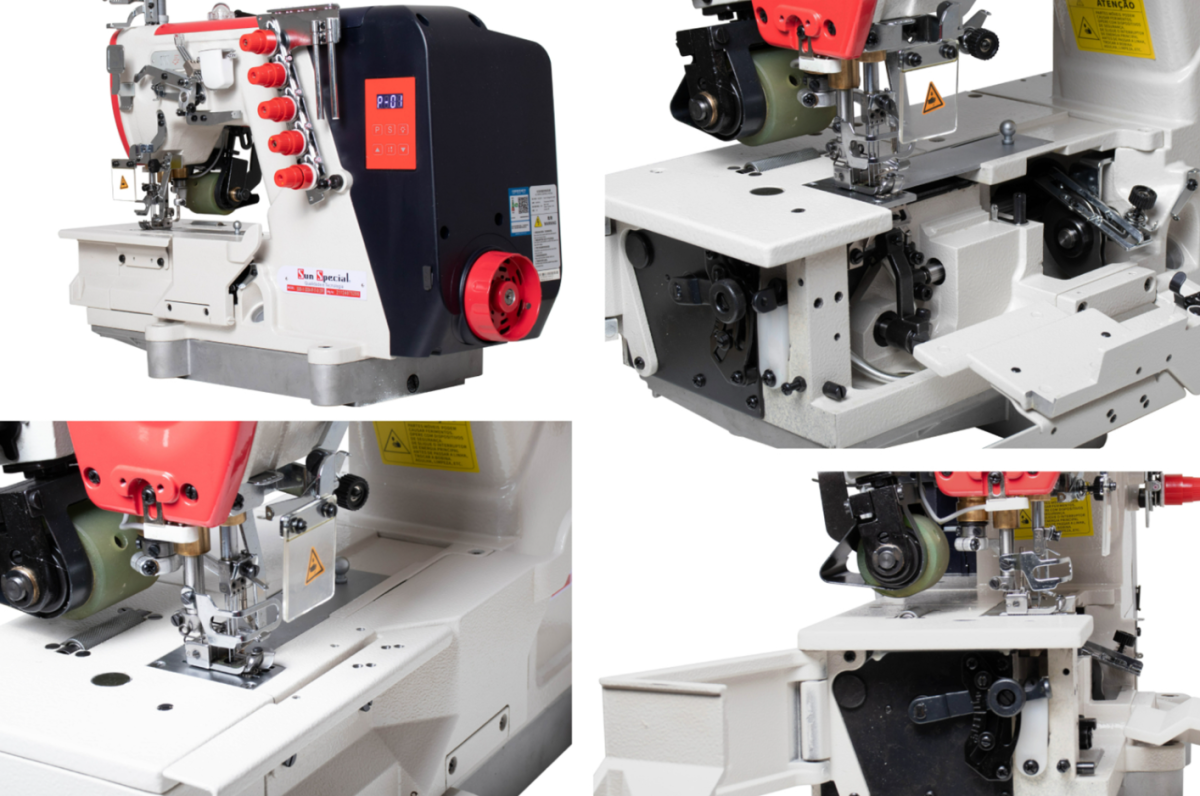 Máquina Costura Industrial Galoneira Cilíndrica SS80D-01-CBX/RP-ST-QI 220V - Sun Special - #5