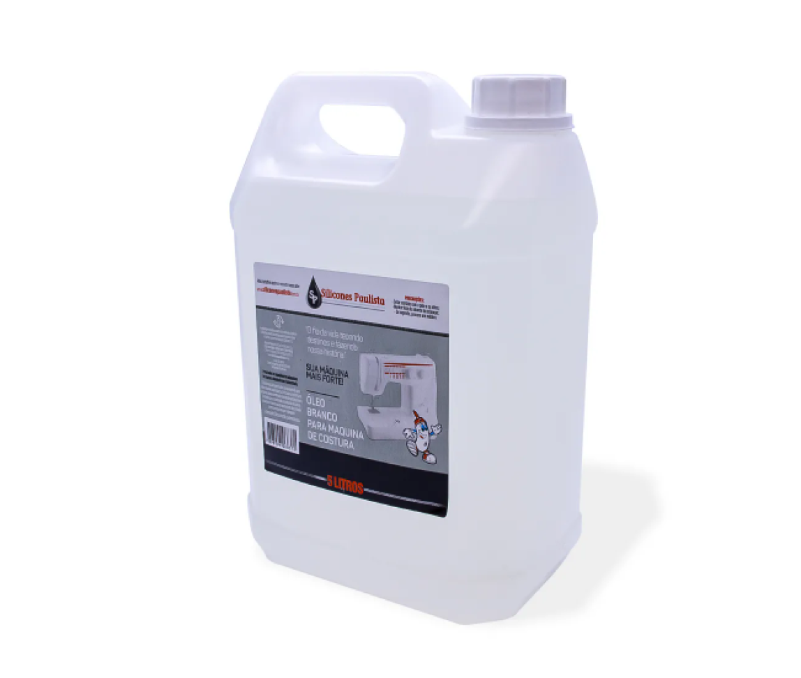 Óleo Branco Para Máquina de Costura 5 Litros - Silicones Paulista - #2